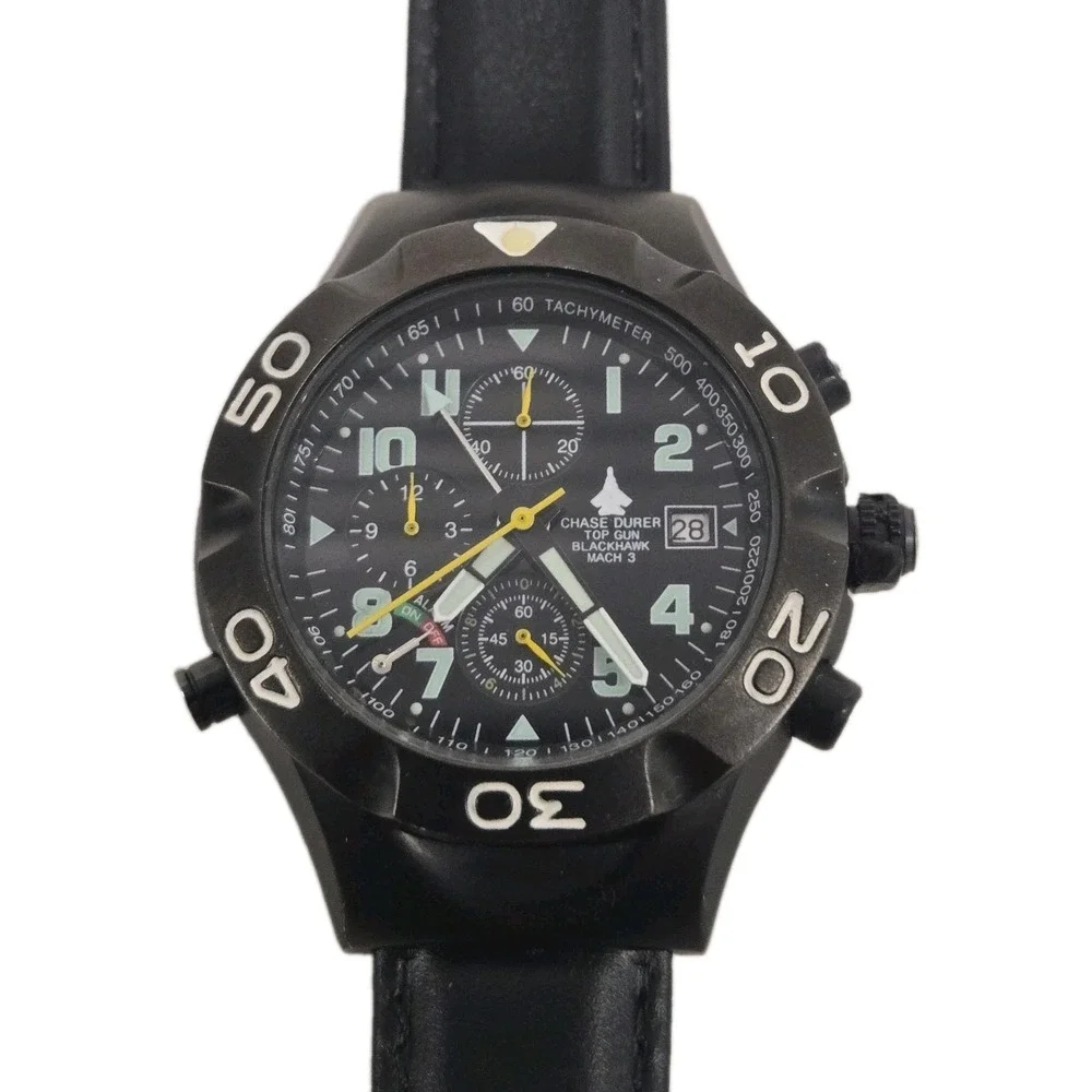 Chase-Durer Black Hawk Top Gun Mach 3 Watch